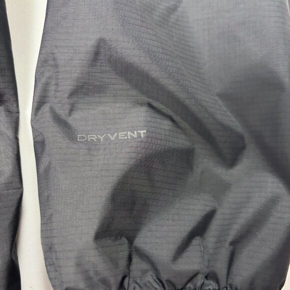 The North Face Mens Boreal Dry Vent Lined Rain Jacket Black Sz L Shell Coat - Picture 8 of 9